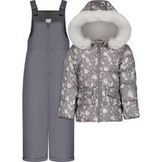 Gray Winter Sets Children's Clothing OshKosh Gosh Girls 2-Piece Snowflake Jacket Snowsuit Set gray Little Girls