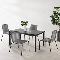Crosley Fenton 5Pc Wicker/Metal Patio Dining Set