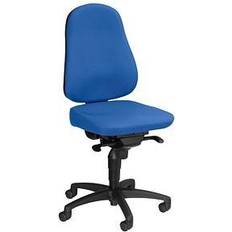 Blå - Stof Gamer stole Topstar Bürostuhl Body Balance 50, BAL50T26 blau, schwarz Stoff