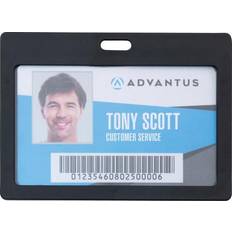 Advantus Horizontal Rigid ID Badge Holder