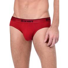 2(X)IST Herr bomull stretch no-show kalsonger 3-pack, Skotter Röd/Svart/Skydiver