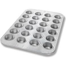 Silver Muffin Trays USA Pan 24 Cup Mini Muffin Tray