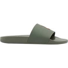 Polo Ralph Lauren Herr Slides Polo Ralph Lauren Signature Pony - Army Olive/Sailing Orange