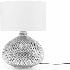 Argento Lampade da tavolo Beliani Metal Table Lamp