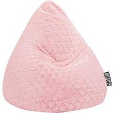 Rosa Sitzsäcke Sitting Point Fluffy Hearts XL Rose Sitzsack 220L