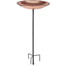 Pure Copper 18" Bird Bath on Garden Pole