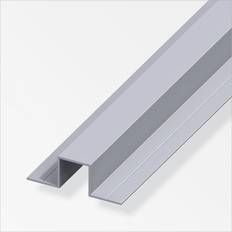 Boden Quadrat-U-Profil 29,5 x 83,7 x 1000 mm Aluminium Aluminiumprofil u Schiene Alfer