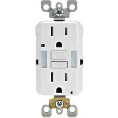 White Remote Control Outlets Leviton GFI ST LIT RECPT TR WHT Pack of 1