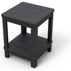 Keter Patio Furniture Keter Adirondack 2 Tier Outdoor Side Table