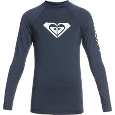 Girls' Whole Hearted Long Sleeve Rashguard White