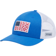 Columbia Kids PFG Fish Flag Snapback Cap- Blue O/S