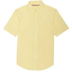 French Toast Boys Short Sleeve Classic Poplin Dress Shirt - Yellow