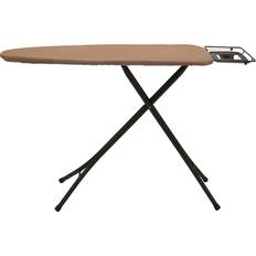 Iron board Household Essentials Mega Wide Top Ironing Board with Iron Rest & Hanger Bar Brown