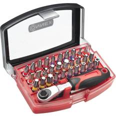 Connex COXB973832 Set Mini Ratchet, Multi-Colour Bit Screwdriver