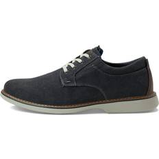 Gray Oxford Nunn Bush Mens Otto Canvas Plain Toe Oxfords Gunmetal