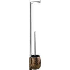 Wenko Toiletrulleholder Og Børste Marrakesh 72 cm Rustfrit Stål Bronze
