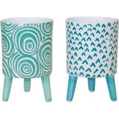 Melrose Decorative Pot w/Legs Set of 2