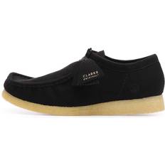 Textile - Women Moccasins Clarks Wallabee - Black