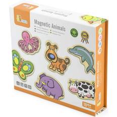 Éléphant Figurines Magnétiques Viga Wooden Magnets Animals 20pcs