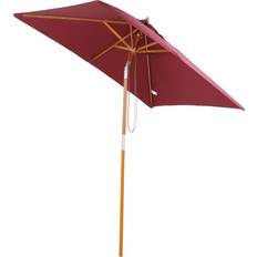 OutSunny Parasols en Accessoires OutSunny Tuinparasol 3-Traps Hout Polyester