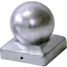 Tappi per pali GAH Alberts Tappo Per Pali In Legno Con Testa A Sfera Zincato A Caldo 70 x 70 mm