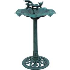 Garden Pleasure Robusto Vaschette Per Uccelli Decorazione Supporto Stand Water Bowl Basin 315077