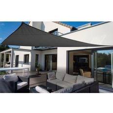 Floracord Solsegel Polyester Triangel Antracit 460x460x460 cm