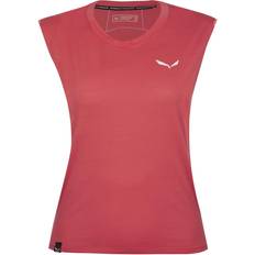 Merino Wool Tank Tops Salewa Pedroc Tanktop - Pink