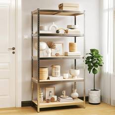 vidaXL Silver, 100 4-Layer Shelving System