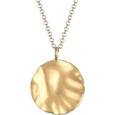 Guld halskedja Elli dam halskedja organisk geo trend blogger matt 925 sterlingsilver silver, colore: Guld, cod. 0112651517_45