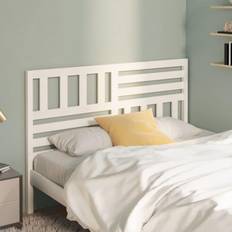 vidaXL white, 126 Pine Bed Headboard