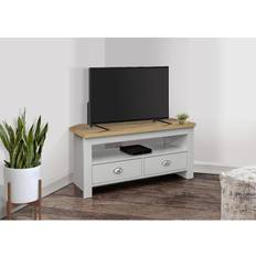 Birlea Highgate Corner Grey /Oak TV Bench 95x48cm