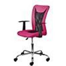 Noir Chaises Inter Link À Roulettes Donny L 48 x P 55 x H 89-99 cm Chaise de bureau