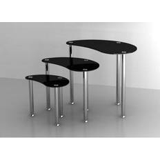 Glasses Nesting Tables Shirley Of 3 Nesting Table