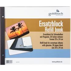 Goldbuch Ersatzblock 29x24 30 Seiten schw. Schrauben 83076