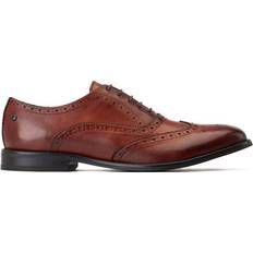 Brown Oxford Base London Darcy Brogues Mens Tan