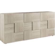 Beige Buffets 3 Portes En Bois DAMA Décor Chêne Samoa Buffet