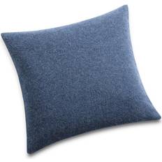 Kashmir Puder Biederlack Jeans Pude 40x40 Cashmere Uld Komplet pyntepude Blå