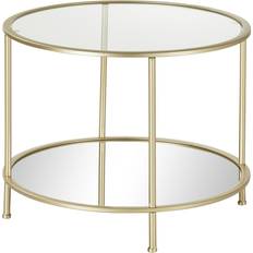 HAKU Möbel d'Appoint Ronde en Verre Alizée 60 cm Table Basse