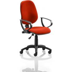 Orange Chairs Dynamic Permanent Contact Backrest Loop Office Chair