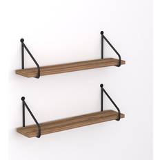 Plast Hylder Hanah Home Gattera 60 x 12 cm 2 Hylder Væghylde