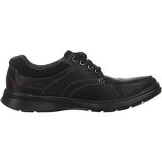 Men - Textile Oxford Clarks Cotrell Edge - Black Oily Lea