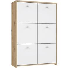Forte Toledor Skænk 113 x 77 cm Brun Hvid Kommode