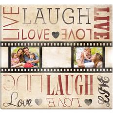 MBI Live Laugh Love Film Strip Post Bound Scrapbook 12"X12"