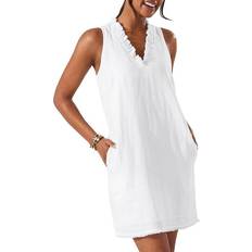 Tommy Bahama Two Palms Ruffled Shift Dress - White