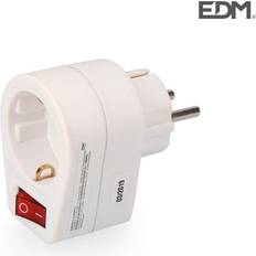 Prises Télécommandées Edm Fiche adaptateur avec interrupteur (emballé [E3-E40048]