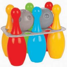 Bowling Pilsan Bowling Mini 06422, Kinder Bowlingspiel mit 6 bunte Kegeln und 2 Kugeln