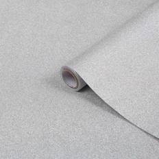 Metal Dekorativ plast D-C-Fix Klæbefolie Metallic Glitter 45x150 cm Sølv Dekorativ plast