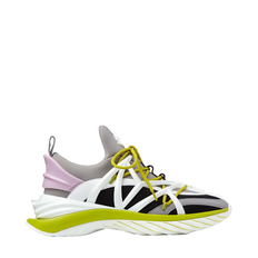 Jimmy Choo Multicolored Sneakers Jimmy Choo Cosmos/ F W - V Marl Grey/Lime Mix