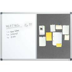 Bürobedarf Franken Kombitafel X-tra!Line Whiteboard/Filz 90x60cm